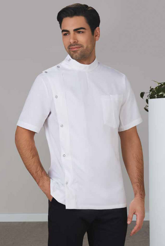 Stud Front Short Sleeve Jacket Mens & Ladies