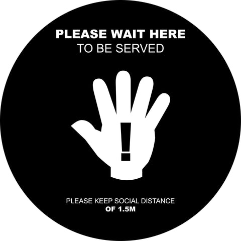 Social Distancing Floor Decals Design 3