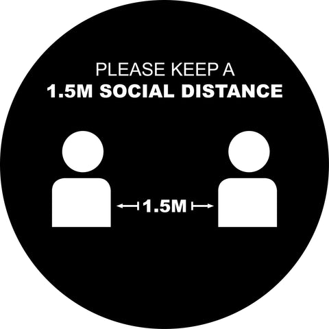 Social Distancing Floor Decals Design 4