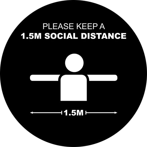 Social Distancing Floor Decals Design 5