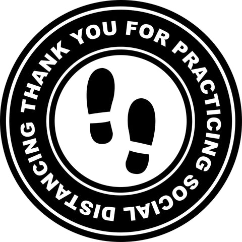 Social Distancing Floor Decals Design 7