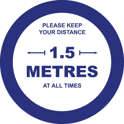 Social Distancing Floor Decals Design 6