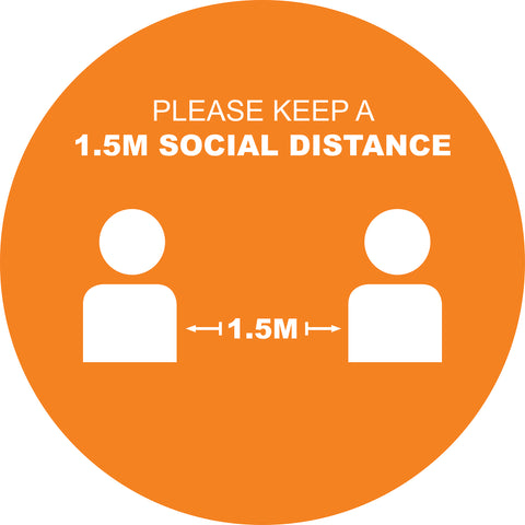 Social Distancing Floor Decals Design 4