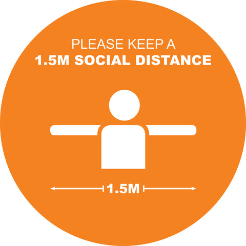 Social Distancing Floor Decals Design 5