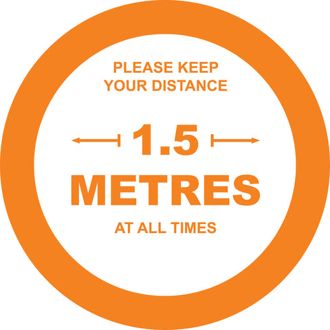 Social Distancing Floor Decals Design 6