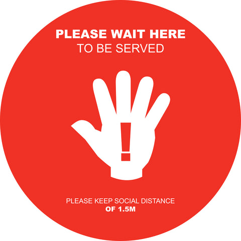 Social Distancing Floor Decals Design 3