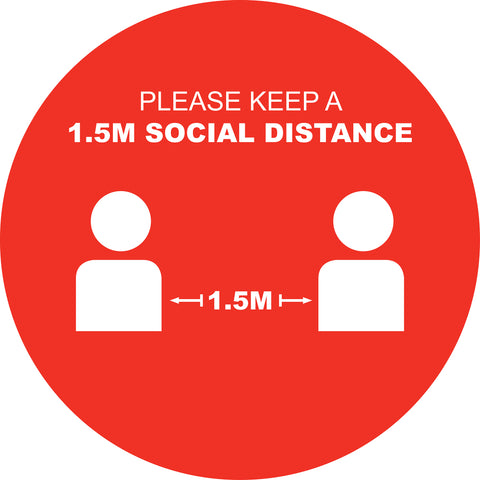 Social Distancing Floor Decals Design 4