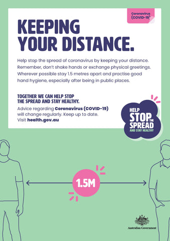 Coronavirus (COVID-19) – Keeping Your Distance