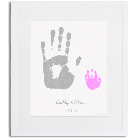 Father & Child Handprints