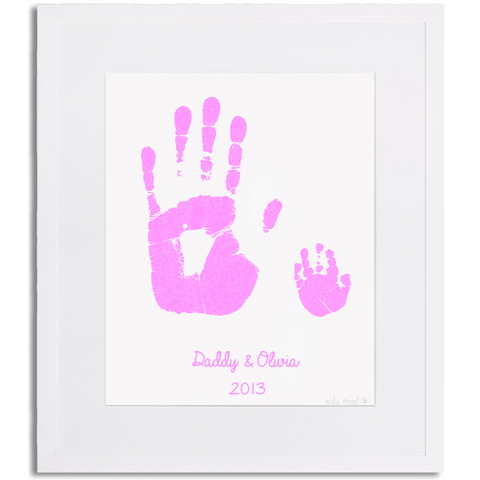 Father & Child Handprints